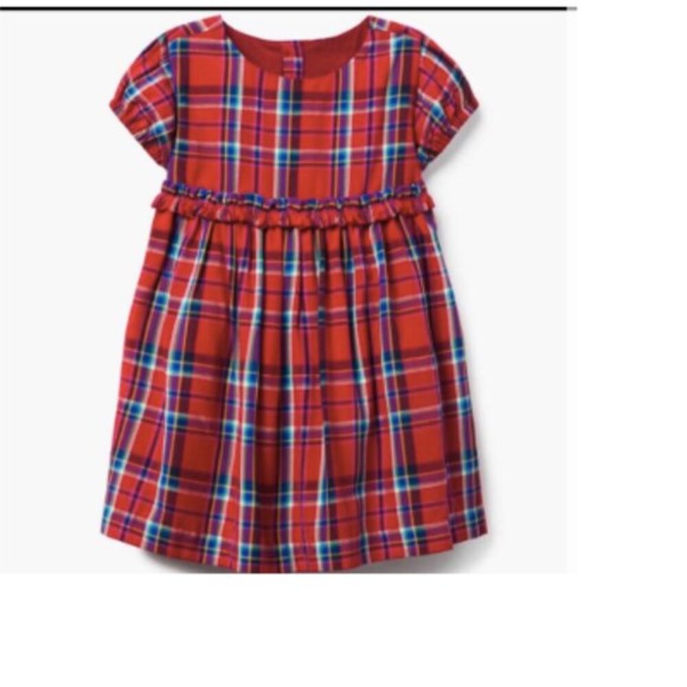 Gymboree Holiday Plaid Red Dress Girls‎ Sz 2T